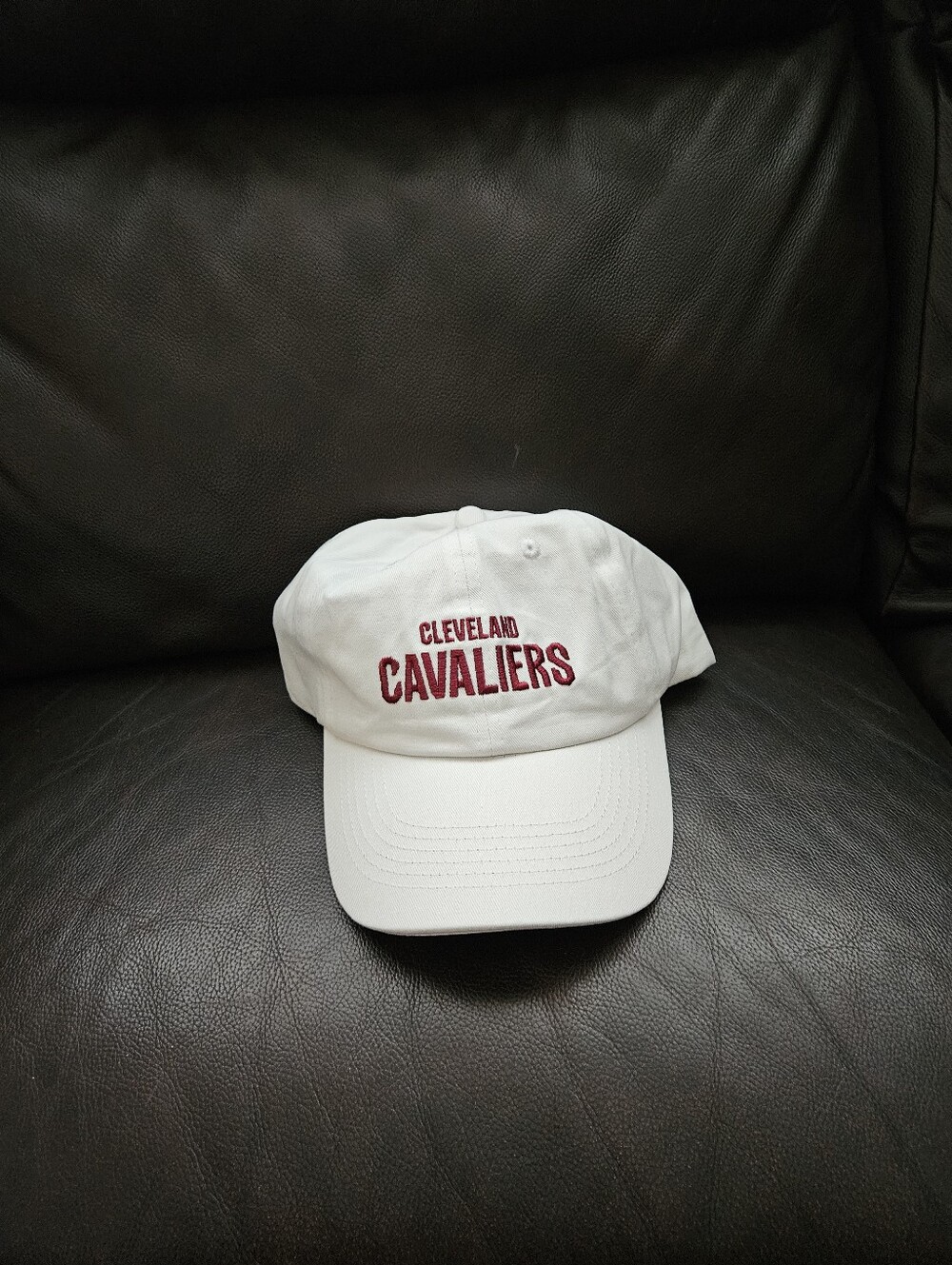 Cleveland Cavaliers White Baseball Cap